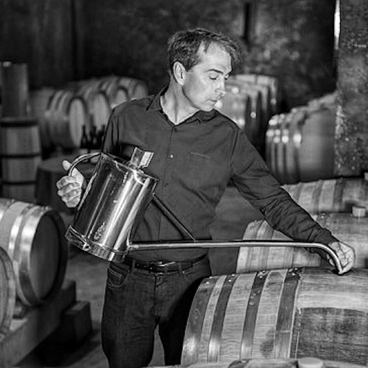 Xavier HORIOT in his cellar